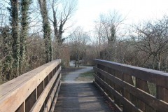 Accesso ai sentieri della Riserva naturale Valle Cavanata